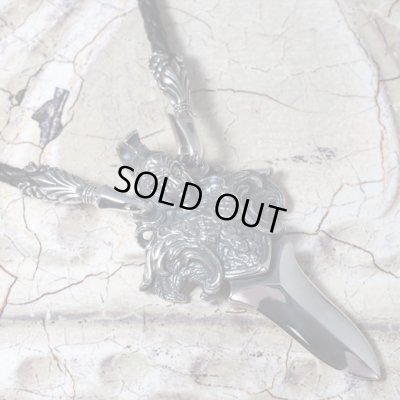 アテナのシルバー&レザーネックレス|Guardia/ガルディア