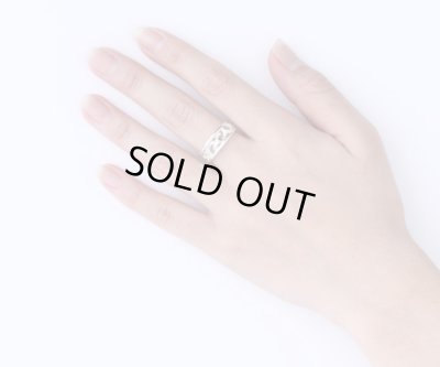 【ペアリング セット】アラベスクリング(ブラック)/AQUA SILVER(アクアシルバー)