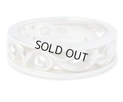 【ペアリング セット】アラベスクリング(ブラック)/AQUA SILVER(アクアシルバー)