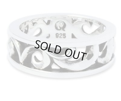 【ペアリング セット】アラベスクリング(ブラック)/AQUA SILVER(アクアシルバー)