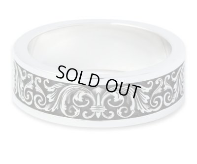 【ペアリング セット】クラシカルデザインリリーリング/AQUA SILVER（アクアシルバー）