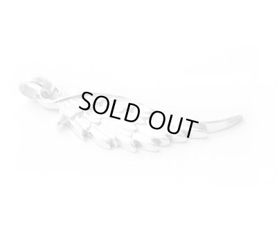 【ペアネックレス セット】フェザーネックレス(ブラック&ホワイト)/AQUA SILVER(アクアシルバー)