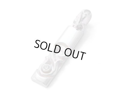 【ペアネックレス セット】アラベスクネックレス（ブラック＆ホワイト）/AQUA SILVER（アクアシルバー）