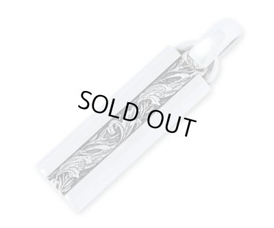 クラシカルデザインプレート（ブラック）/AQUA SILVER（アクアシルバー）