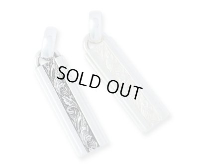 クラシカルデザインプレート（ブラック）/AQUA SILVER（アクアシルバー）