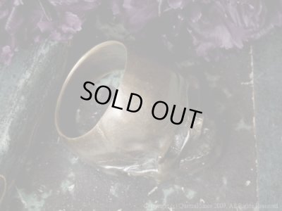 [スカルリング]ラージタナトスリング２（ブラス）/Quetzal（ケツァール）