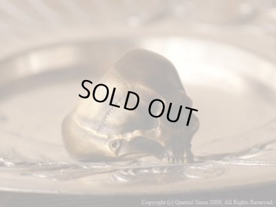 [スカルリング]タナトスリング２（ブラス）/Quetzal（ケツァール）