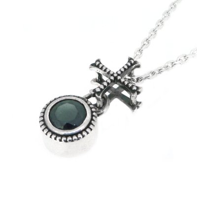 クロス&ストーンネックレス|アークシルバーアクセサリーズ