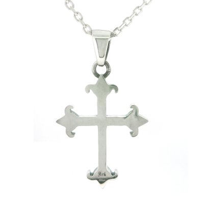 シンプルなクロスネックレス|アークシルバーアクセサリーズ