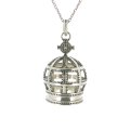 アークシルバーアクセサリーズ/[クラウンネックレス] globe crown pendant メンズ ブランド シルバーペンダント