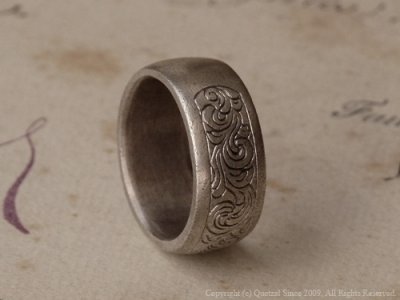 [唐草/アラベスクリング]エングレイブ リング（シルバー）/Quetzal（ケツァール）