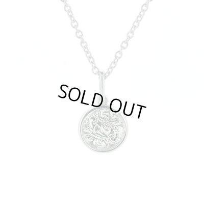 [ペアネックレス]ハワイアンエングレイブ サークルネックレス / Jellyfish Factory