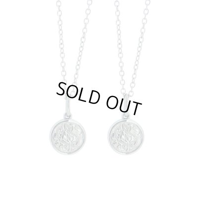 [ペアネックレス]ハワイアンエングレイブ サークルネックレス / Jellyfish Factory