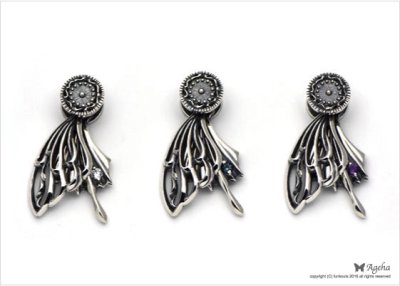 2枚羽根の蝶ペンダント|FUNKOUTS-ageha【ファンクアウツ-アゲハ】