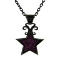アークシルバーアクセサリーズ/【星のペンダント】 starlight pendant（ブラック＆ワインレッド） メンズ ブランド シルバーペンダント