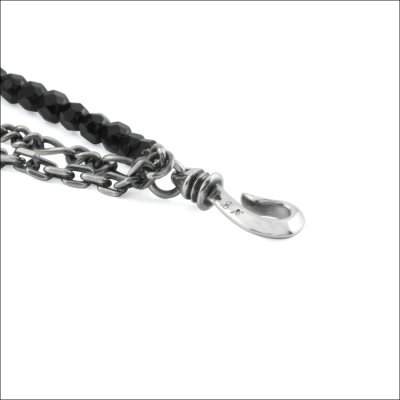 ブラックスピネル3連ブレスレット アルテミスクラシック