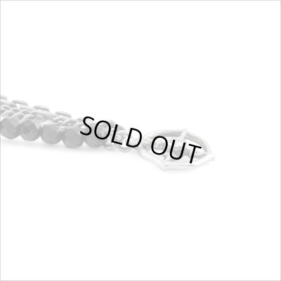 ブラックスピネル３連ブレスレット　アルテミスクラシック