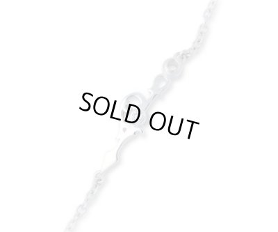 [ペアブレスレット]時計の針モチーフブレスレット/AQUA SILVER（アクアシルバー）