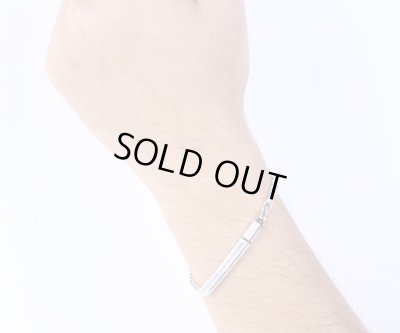 画像6: アクアシルバー/[ペアブレスレット]ブラックシェル&ピンクシェル メッセージプレートブレスレット