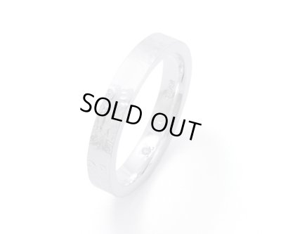 6ペンスコインリング（ホワイト）/AQUA SILVER（アクアシルバー）