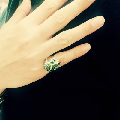 チベタン・スカル・リング(S) / ZOCALO（ソカロ）