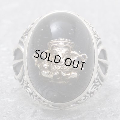 フローティング・ガネーシャ・リング・ブラック / ZOCALO（ソカロ）