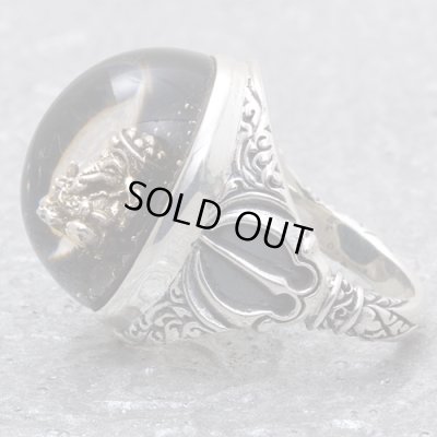 フローティング・ガネーシャ・リング・ブラック / ZOCALO（ソカロ）