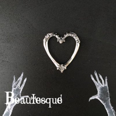 [ハート レザーネックレス] Heart｜Beautesque（ビュウテスク）