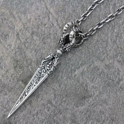 チベタン・ドラゴン・ダガー・ドージェ・ペンダント(S) / ZOCALO（ソカロ）