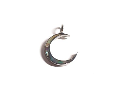 画像1: CONCHA LUNA PENDANT SV｜Crescent Luna/クレセントルナ