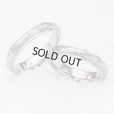 【ペアリング】ハワイアンジュエリー ステンレスペアリング