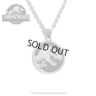 ジュラシックワールド シルバーロゴペンダント　JURASSIC WORLD（ジュラシックワールド）グッズ