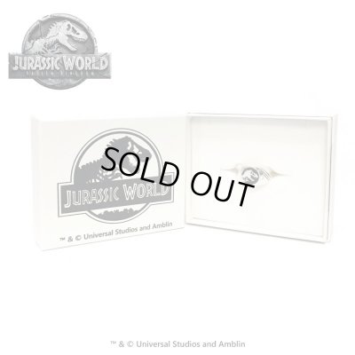 ジュラシックワールド シルバーロゴリング　JURASSIC WORLD（ジュラシックワールド）グッズ