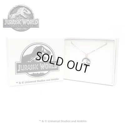 ジュラシックワールド シルバーロゴペンダント　JURASSIC WORLD（ジュラシックワールド）グッズ