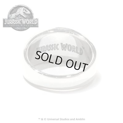 ジュラシックワールド シルバーロゴリング　JURASSIC WORLD（ジュラシックワールド）グッズ