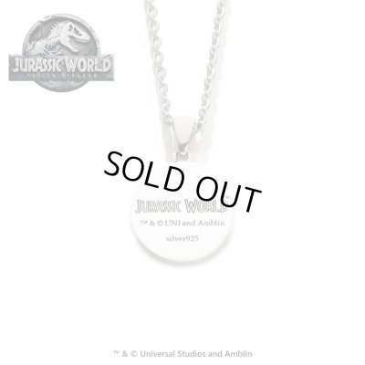 ジュラシックワールド シルバーロゴペンダント　JURASSIC WORLD（ジュラシックワールド）グッズ