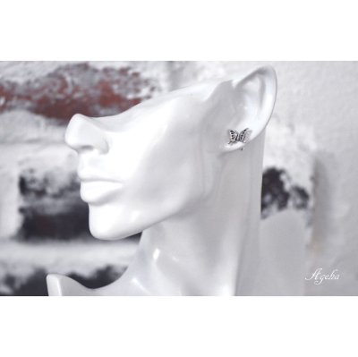 アゲハ蝶のスタッドハーフピアス 蝶のアクセサリーageha(アゲハ)