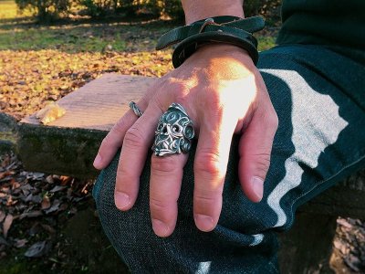 【唐草/スカルリング】Arabesque skull|gush(ガッシュ)