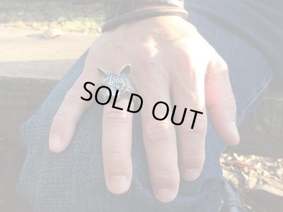 【猫リング】Cait Sith has Blue CZ Eyes｜gush（ガッシュ）