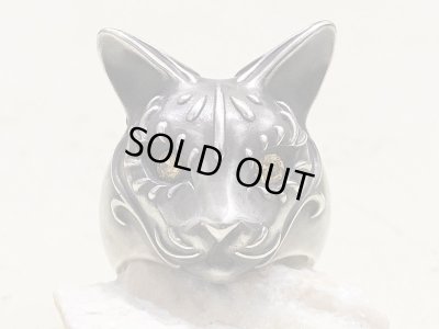 【猫リング】Cait Sith has CZ Yellow Eyes｜gush（ガッシュ）