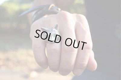 【猫リング】Cait Sith has Green CZ Eyes｜gush（ガッシュ）