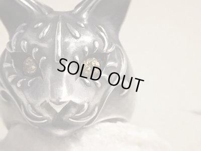 【猫リング】Cait Sith has CZ Yellow Eyes｜gush（ガッシュ）