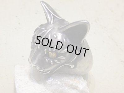 【猫リング】Cait Sith has CZ Yellow Eyes｜gush（ガッシュ）