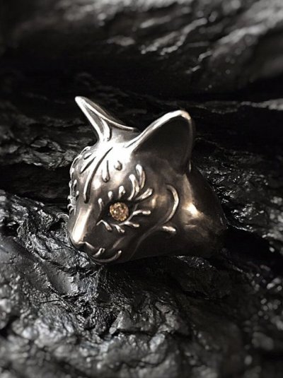 【猫リング】Cait Sith has CZ Yellow Eyes|gush(ガッシュ)