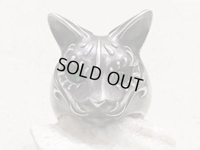 【猫リング】Cait Sith has Green CZ Eyes｜gush（ガッシュ）