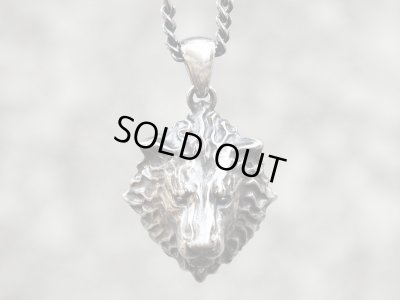 【ライオン ネックレス】Large Lion Head｜gush（ガッシュ）