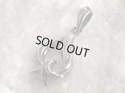 【スペード ネックレス】Twisted Spade（Stone Setting Style / CZ）｜gush（ガッシュ）