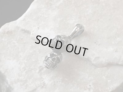 【スカル ネックレス】Pair Skull｜gush（ガッシュ）