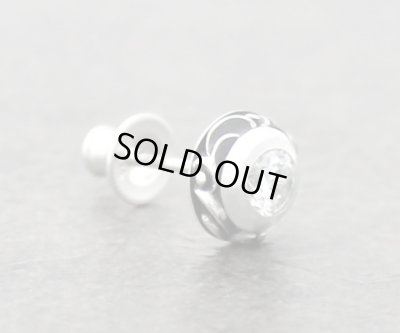 アラベスクシルバーストーンピアスZ/AQUA SILVER（アクアシルバー）