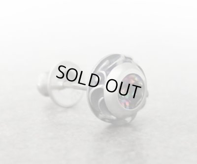 アラベスクシルバーストーンピアスGRMQ/AQUA SILVER（アクアシルバー）